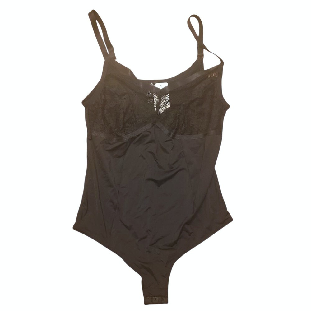 Torrid Bodysuit NWT 00 10 Black Lace Mesh Teddy Light Shaper NEW Sexy Lingerie